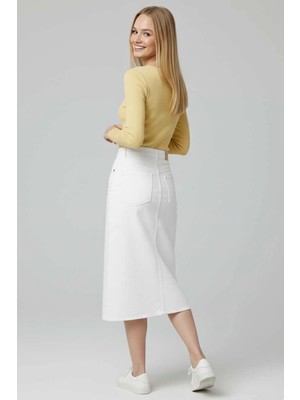 Zengezur Mall Snmswrld Çıtçıt Detaylı Bluz Sarı T4343 (Beden: S)