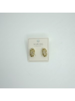 Xuping Çelik Modern Form Küpe