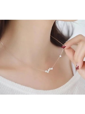 BG Jewellery 925 Ayar Gümüş Yıldız Minimal Kolye