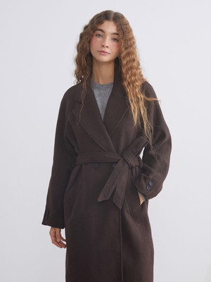 Lc Waikiki Yeni Sezon Kruvaze Yaka Kadın Kaşe Kaban