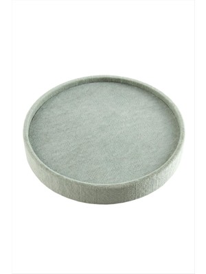 Flamex Yuvarlak Ahşap Anfora Kumaş Piercing Küpelik 20 cm