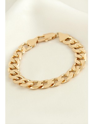 Flamex Xuping Düz Zincir Lüks Çelik Bileklik