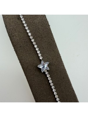 Mare Accessories Yıldız Detaylı Işıltılı Su Yolu Bileklik