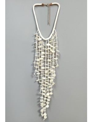 Flamex Sedef Lüks Yaka Kolye