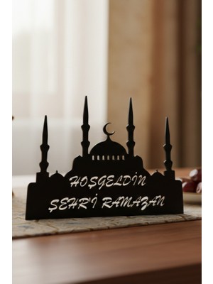 Grandmix Ramazan Temalı Dekoratif Mumluk Kur’an-I Kerim Standı Kitap Tutucu