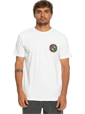 Quiksilver Corebubble Erkek Beyaz Tişört