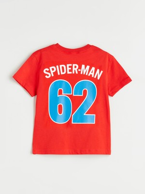 Lc Waikiki Yeni Sezon Spider-Man Baskılı Erkek Çocuk Tişört