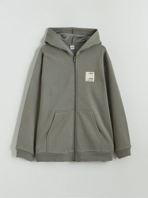 Lc Waikiki Yeni Sezon Kapüşonlu Erkek Çocuk Kalın Fermuarlı Sweatshirt