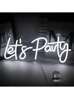 Let's Party Neon LED Tabela