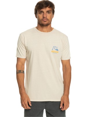 Quiksilver Artsinpalm Erkek Bej Tişört