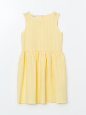 Lc Waikiki Yeni Sezon Bisiklet Yaka Kız Çocuk Elbise