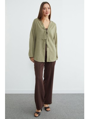 FullaModa Önü Bağlamalı Salaş Kimono