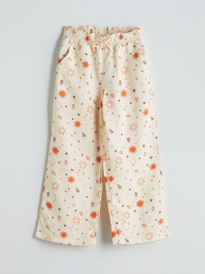 Lc Waikiki Yeni Sezon Beli Lastikli Kız Çocuk Pantolon