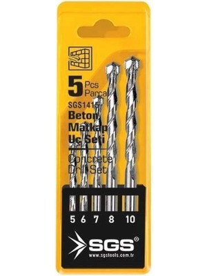 SHC4200 Mey Ithalat® Sgs 1415 Elmas Beton Matkap Ucu Seti 5 Parça