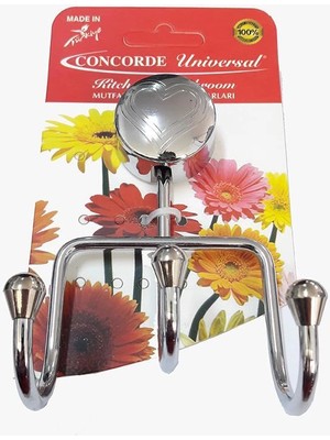 SHC4200 Mey Ithalat® Concorde 3 Lü Krom Askılık