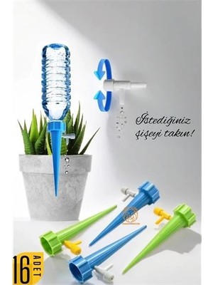 Flamex Çiçek Damlama Sulama Aparatı 16 Adet