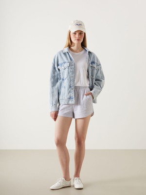 Lc Waikiki Yeni Sezon Beli Lastikli Kadın Şort