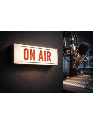 Dekor Atölye On Aır Işıklı Tabela – Gün Işığı LED Dekoratif Lamba – Yayın & Stüdyo Dekoru