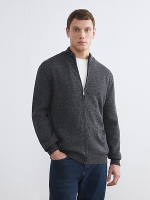 Lc Waikiki Yeni Sezon Standart Kalıp Dik Yaka Erkek Triko Hırka