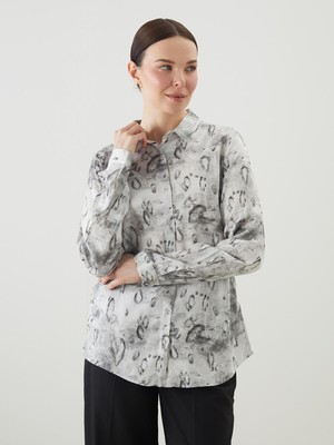 Lc Waikiki Yeni Sezon Desenli Kadın Gömlek