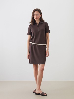 Lc Waikiki Yeni Sezon Polo Yaka Mini Elbise