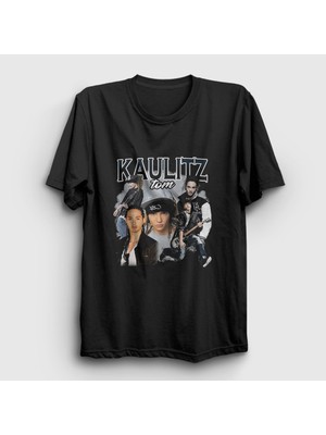 Presmono Unisex Siyah Tom Kaulitz Tokio Hotel T-Shirt