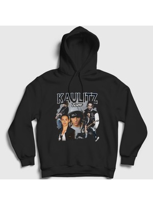 Presmono Unisex Siyah Tom Kaulitz Tokio Hotel Kapüşonlu Sweatshirt