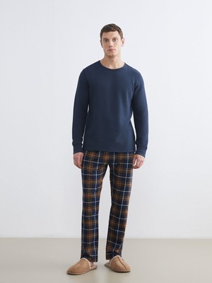 Lc Waikiki Yeni Sezon Standart Kalıp Ekose Erkek Pijama Alt