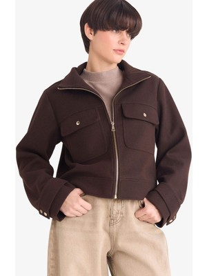 DeFacto Kısa Kaşe Mont G0870AX26SP