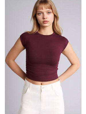 DeFacto Fitted Modal Tişört F5187AX26SP