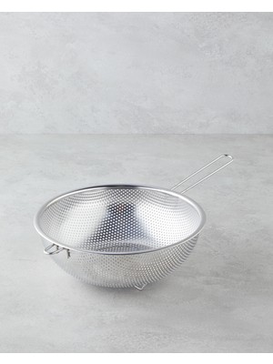 English Home Adrea Paslanmaz Çelik Süzgeç 40 cm Gri