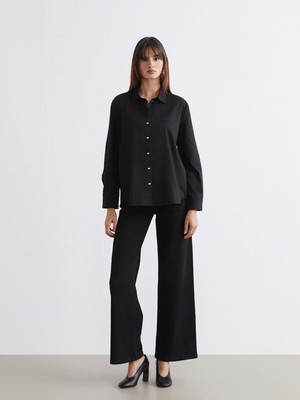 Lc Waikiki Yeni Sezon Loose Fit Poplin Kadın Gömlek