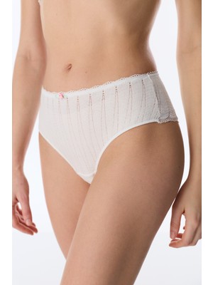 Penti Kırık Beyaz Lace Dantel Cheeky Hipster Külot