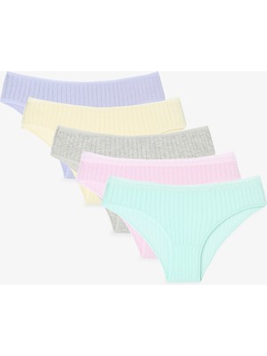 Penti Renkli Bouquet 5'li Pointel Slip Külot