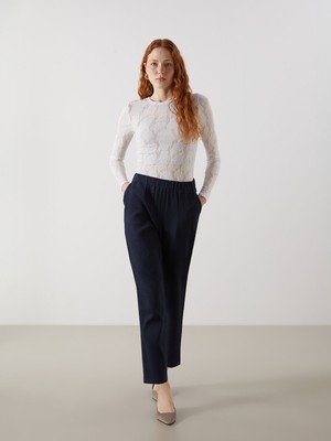 Lc Waikiki Yeni Sezon Beli Lastikli Kadın Pantolon