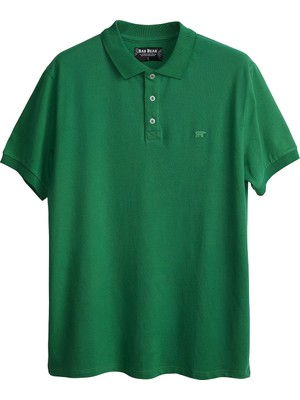 Bad Bear Stark Yeşil Polo Yaka Erkek T-Shirt