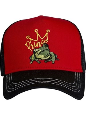 Bad Bear Prince Parlak Kirmizi Şapka