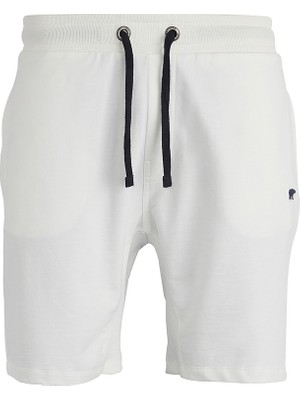 Bad Bear Holmer SweatShorts Off-White Beyaz Erkek Şort