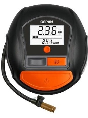 OSRAM 12V LASTİK ŞİŞİRME HAVA KOMPRESÖRÜ 180W (0-100 PSI / 0-6.9 BAR / 2 DK) (DİJİTAL)