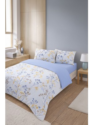 Formeya Florina Tek Kişilik Desenli Lastikli Çarşaflı Nevresim Takımı