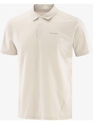 Salomon Tracklıne Polo Erkek Tişört Silver Cloud LC2745700