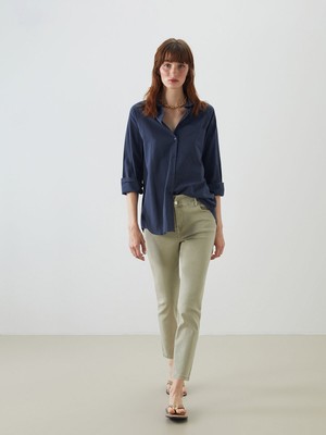 Lc Waikiki Yeni Sezon Slim Mom Kadın Jean Pantolon