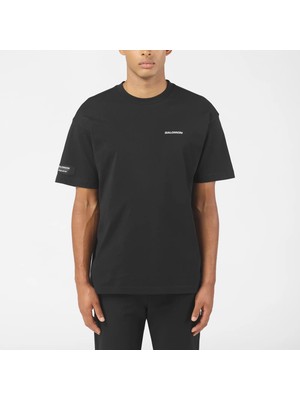Salomon Equıpe Relaxed Erkek Tişört Deep Black LC2848700
