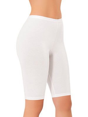 Kota Kadın Tayt Diz Üstü Modal Kumaş Toparlayıcı Tayt 3 Adet Siyah,beyaz,ten Renk Seçeneği ile