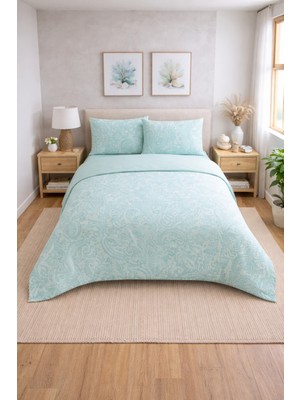 Formeya Florina Tek Kişilik Desenli Lastikli Çarşaflı Nevresim Takımı