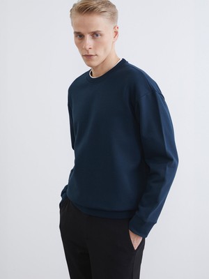 Lc Waikiki Yeni Sezon Bisiklet Yaka Erkek Kalın Sweatshirt