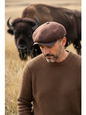 Golden Buffalo Yün Cashmere Unısex 1. Sınıf Kasket Şapka