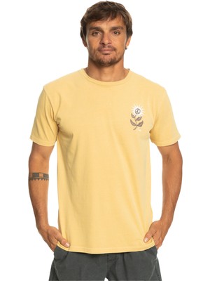 Quiksilver Sunbloom Erkek Sarı Tişört