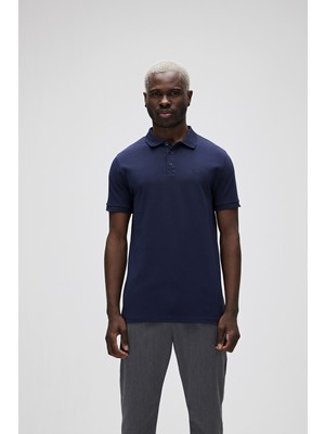 Bad Bear Stark Lacivert Polo Yaka Erkek T-Shirt