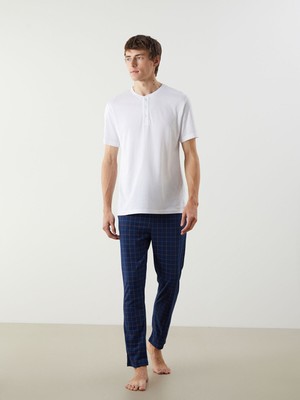 Lc Waikiki Yeni Sezon Standart Kalıp Ekose Erkek Pijama Alt